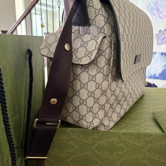 Authentic GG Supreme Diaper Bag - Picture 7 of 7